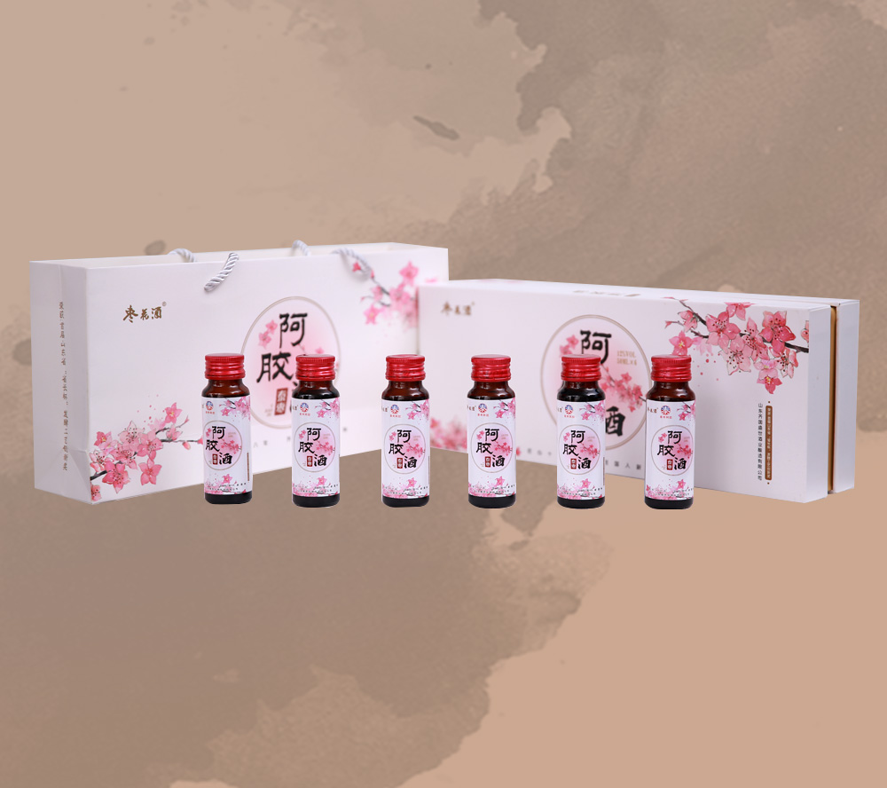棗花阿膠酒12度50ml6支每盒-(2)